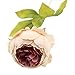 Kangnice Vintage Artificial Peony Silk Flowers Bouquet Wedding Room Floral Decor DIY, Beige and Pink