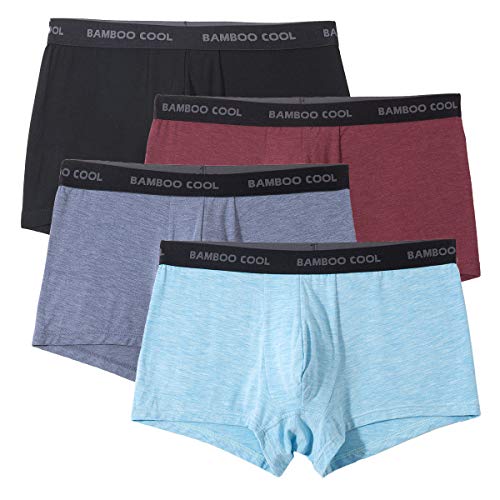 BAMBOO COOL Men’s Underwear boxer briefs Soft Comfortable Bamboo