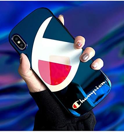 iPhone 11 Case, Street Fashion Creative Designer Luxury Soft TPU Skin Slim Fit Protection Blue Elliptical Cover Case for iPhone 11 6.1 Inches