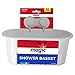 Magic Suction Basket - Keep Your Shower or Bathtub Area Organized, White