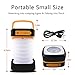 SEYEON Solar LED Pocket Camping Lantern Lights USB Rechargeable Portable SOS Flashlight,Outdoor Lights Emergency Charger for Phone,Waterproof Collapsible Ultra Compact Mini Torch Night Light