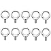 Eowpower 10 Pieces M6 Male Thread Machinery Shoulder Lifting Ring Eye Bolts
