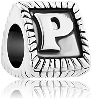 Korliya Alphabet Charm Letter A-Z Bead For Bracelets