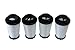 LTWHOME Hepa Filters Fit for Dirt Devil Dynamite Vacuum F-2 (Pack of 4)