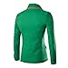 Pishon Men's Linen Blazer Lightweight Casual Solid One Button Slim Fit Sport Coat, Green, Tag Size XXXL=US Size L