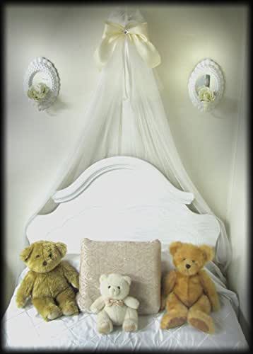 Amazon.com: Crib Bed canopy BOW for bedroom or nursery ...