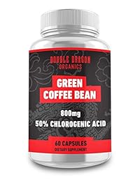 Extracto de grano de café verde, 60 cápsulas, natural, puro y sin gluten, orgánicos de doble dragón., 1