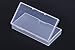 Mini Skater 3.52 ×1.8 ×0.55 Inch High Transparency Visible Plastic Box Small Size Clear Storage Case with Lid Use for Organizing Small Parts,Cotton Swab,Ornaments (4 Pcs)