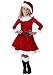 Fun Costumes Girl Mrs. Claus Costume Christmas Dress and Hat - Red, Medium