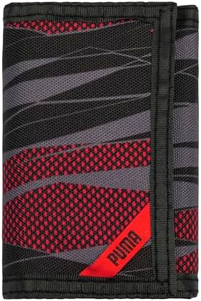 PUMA Kids' Rise Trifold Wallet, Red/Black, One Size price in UAE