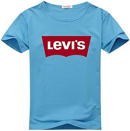Levis Batwing For Men's Printed Short Sleeve Tee Tshirt XXX-Large Light Blue