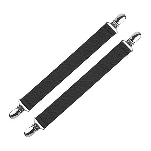 Holdâ€™Em Biker Motorcycle Stirrup Strap Elastic Extra Strong Metal Clip Made in USA Leg Clamps Pant Clip-8