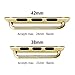 Apple Watch Adapter, Oittm Stainless Steel Apple Watch Band Connection Adaptor with Screwdriver Tools for Apple Watch & Sport & Edition (Gold 42mm)