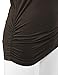 MBJ WT817 Womens Dolman Drape Top with Side Shirring XXL Brown