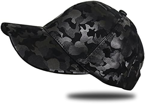 JNINTH Adjustable Camouflage Baseball Cap Army Military Camo Ball Hat Snapback Cap For Men Women (Black)