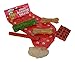 Christmas Dog Rawhide Treat Holiday Stocking Gift Set (Style May Vary)