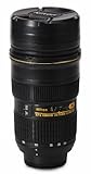 Claybox Nikon 24-70mm f/2.8G 14.5-Ounce 1:1 DSLR Camera Lens Coffee Tea Mug, Stainless Steel Interior, Plastic Exterior