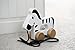 Cubbie Lee Adorable Zebra Wooden Push & Pull Along Toy for Baby & Toddler - Rolls Easy, Sturdy String Attached to Animal | Classic Developmental Toy for 1 & 2 Year Old Boys & Girls