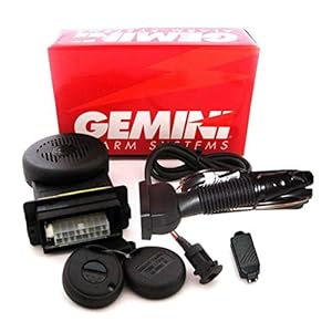 Gemini 954 + KitCA417 Allarme Sonoro Universeel voor alle motorfietsen scooters met Anten Solo en digitale sleutels