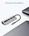 USB C Hub, Portable Aluminum 3 Ports USB 3.0 Hub with 2-Slot Card Reader Combo Superspeed for iMac, MacBook Pro, MacBook, Mac Mini, PC, XPS, Laptops and & More USB Type C Devices