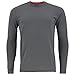 adidas Men's Baselayer Climacool UPF Long-Sleeve Crew Shirt Undershirt (1-Pack), Grey, LARGE