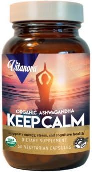 Organic Ashwagandha 500mg Tablets-Natural Calm Healthy Stress Response