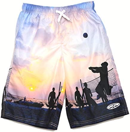 Surf Zone Quick Dry Boys' and Mens' Beach Swim Trunks/Board Shorts