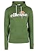 ellesse Men's Runaway Pullover Hoodie, Green, M