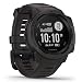 Garmin Instinct, Rugged Outdoor Watch with GPS, Features GLONASS and Galileo, Heart Rate Monitoring and 3-axis Compass, Graphite primary