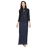 Alex Evenings Women's Missy Long Dress with