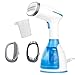 Moer Sky Handheld Garment Steamer Mini Portable Travel Garment Steamer for Clothes Fast Heat Fabric Wrinkle Iron Steamer with Large 280ml Water Tank Capacity and Anti-Leakage Design