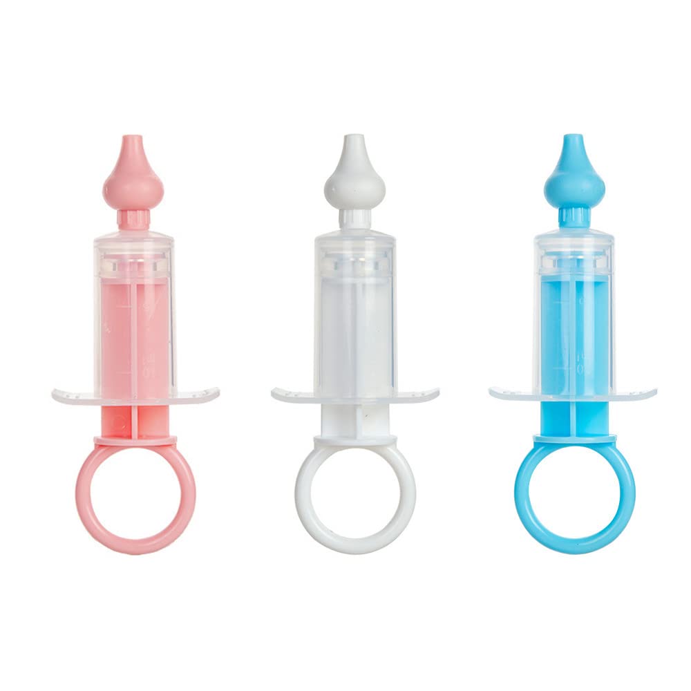 3 Pcs Baby Nasal Aspirators Portable Infant Nose Cleaner Syringe Nasal Irrigator Syringe Nasal Irrigator Reusable Silicone Nasal Suction Tip for Newborns and Toddlers