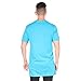 G-Star Raw Men's Drop 3 Occotis Face Long Tee in Rfto 01 Jersey Dk Reef HTR