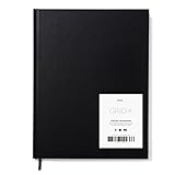 Vela Advanced ProCover Lab Notebook / Full Form - 9 x 11.75 / Reinforced Hardcover Case / OptiSewn Binding / 105gsm Extra Heavyweight Paper / 160 Pages (Pro Grid)
