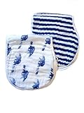 Little Luvies Luxury Baby Burp Cloth/Bib Set (Mamabear)