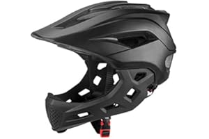 Kids Helmet Youth Helmet Children Helmet 2-in-1 for BMX Skateboard with Detachable Chin Guard 13 Vents Ages 5-10