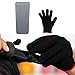 Heat Resistant Mat Pouch and Heat Resistant Glove for Curling Irons, Hair Straightener, Flat Irons and Other Hair Styling Tools 11.5