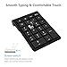 Rytaki 【Upgraded Version】 Bluetooth Numeric Keypad, Arkidyn Portable Wireless 22 Keys External Number Pad for Laptop, Tablet, Notebook, PC, Desktop and More