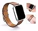 Apple Watch Band 42mm,Voken Genuine Leather iwatch Strap Replacement Band with Stainless Metal Clasp for Apple Watch Series 3/2/1 Sport and Edition (Brown, 42mm)