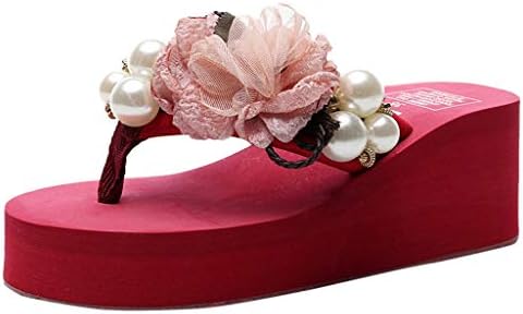 Wangolk サンダル レディース ガールズ ッパ ランキング総合1位 花飾り 歩きやすい 可愛い おしゃれ 軽量 厚底 オフィスサンダル トレンド ビーチサンダル 春夏用 社交 外履き滑り止め アウトドア 美脚 レディ ファッションサンダル ボヘミアン風