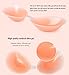 Komene Strapless Self Adhesive Silicone Push-up Pink Bra 2018 New C