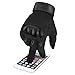 accmor Tactical Gloves Touch Screen Military Rubber Hard Knuckle Outdoor Gloves for Motorcycle Paintball Airsoft Cycling Camping, Full Finger/Half Finger