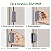 Home Security Door Lock, Upgrade Easy Open Childproof Door Reinforcement Lock with 3