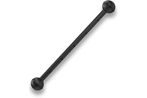 SKYSHARK 1 Pcs 8" Aluminum Alloy Underwater Extension Arm,1" Double Ball Head Connector Underwater CNC Arm System Ball Head Extension for Video Light,Strobe,Diving Camera Tray,Waterproof and Rustproof