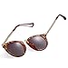 ATTCL Women's Vintage Fashion Round Wayfarer Polarized Sunglasses For Women 18203 C2red