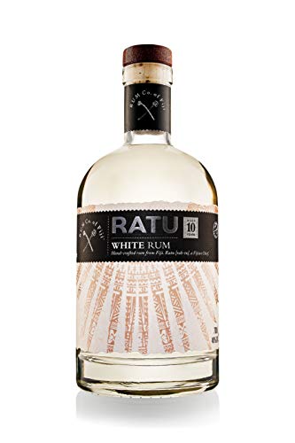 RATU White Rum- weich, trocken, mild & vielschichtig – Vanille | Zitrus | Eichennoten – Premium Rum von den Fidschi I RATU White Rum | 700ml Weisser Rum von den Fidschi-Inseln | trocken/mild