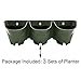 Sungmor 3 Pocket with 3 Liner Vertical Hanging Living Wall Planter,Worth Gardening Self Watering Flower Pots,Indoor and Outdoor Decoration(3 Sets Pack)thumb 2