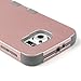 ULAK Galaxy S6 Case,S6 Case, Shock Resistant Hybrid Soft Silicone Hard PC Cover Case for Samsung Galaxy S6, Will NOT Fit S6 Active (Rose Gold/Gray)