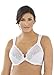 Glamorise Full Figure Plus Size Wonderwire Front-Closure Bra Underwire #1245 White
