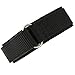 Watch Band Nylon One Piece Wrap Sport Strap Black Adjustable 22 millimeter